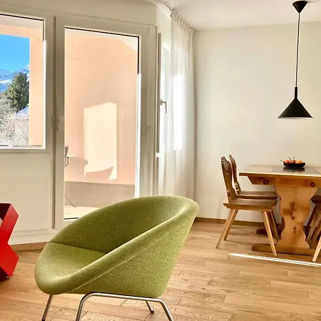 Lägenhet Residenza Lagrev 1 Zimmerwohnung Nr 004 - Typ 12a - Hochparterre - Sued Sils Maria