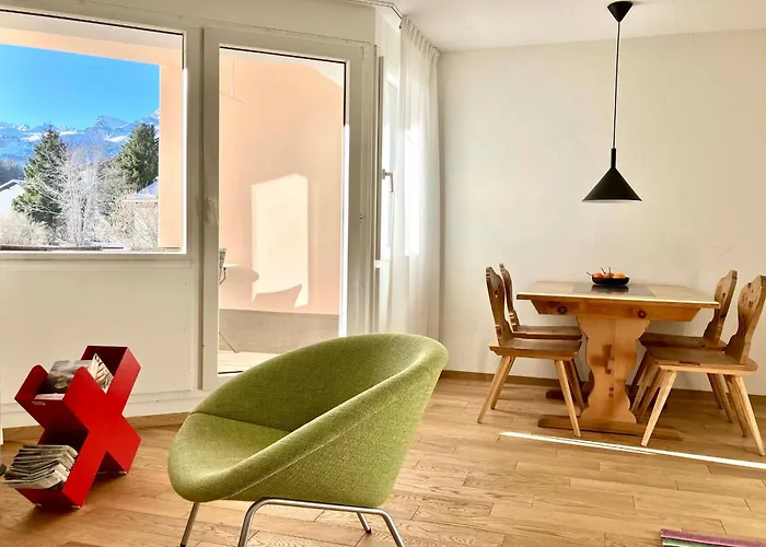Lägenhet Residenza Lagrev 1 Zimmerwohnung Nr 004 - Typ 12a - Hochparterre - Sued Sils Maria